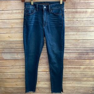 Joe’s Jeans Hi-Rise Jeans With Raw Hem And Slits